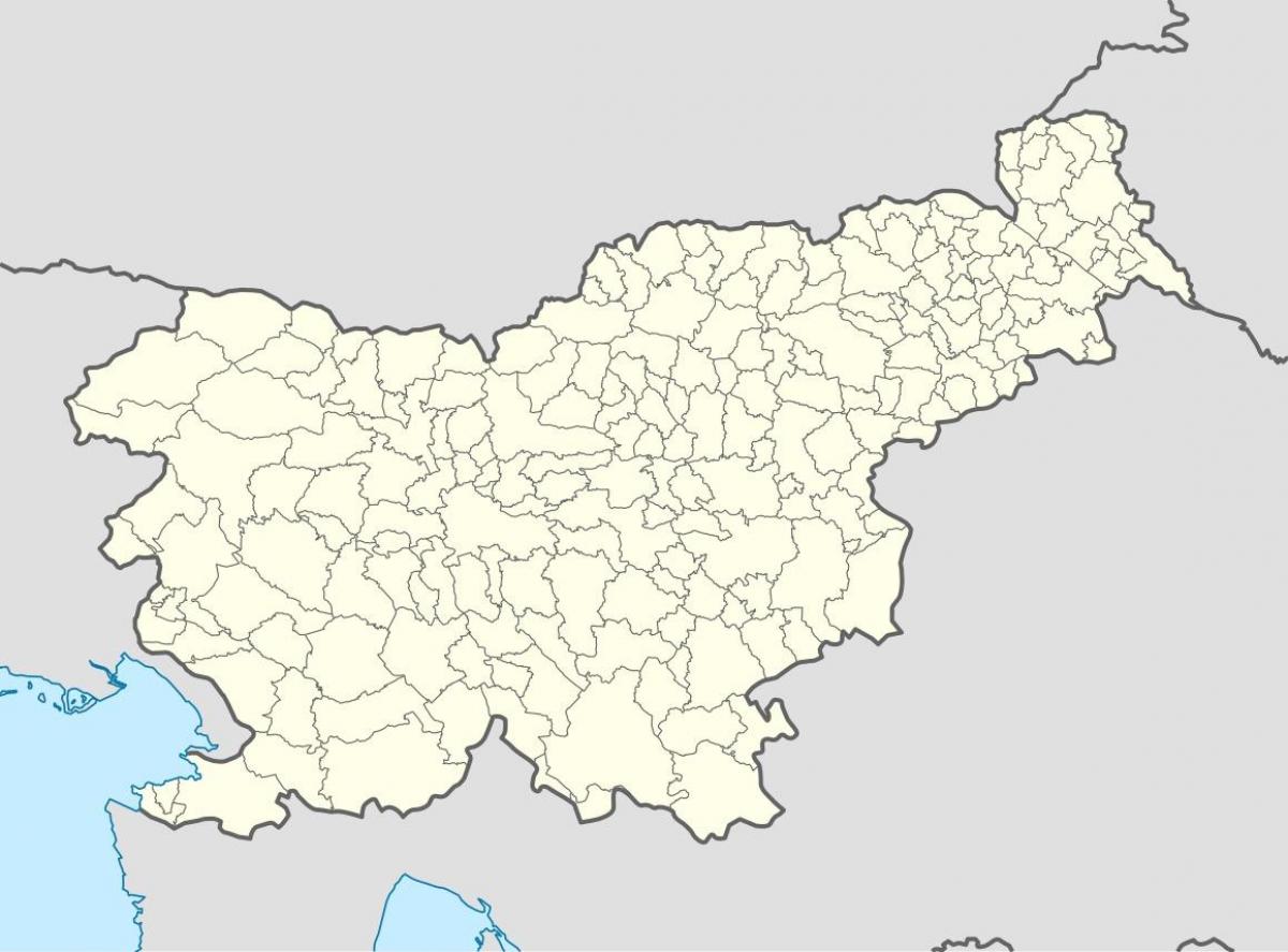 Slovēnija atrašanās vieta kartē