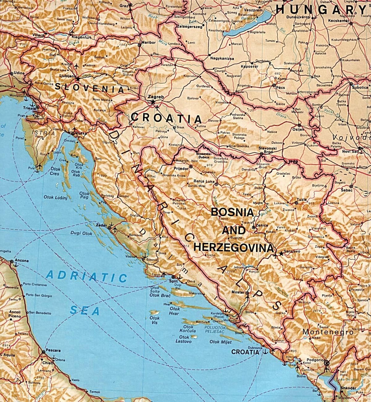karte Slovēnija