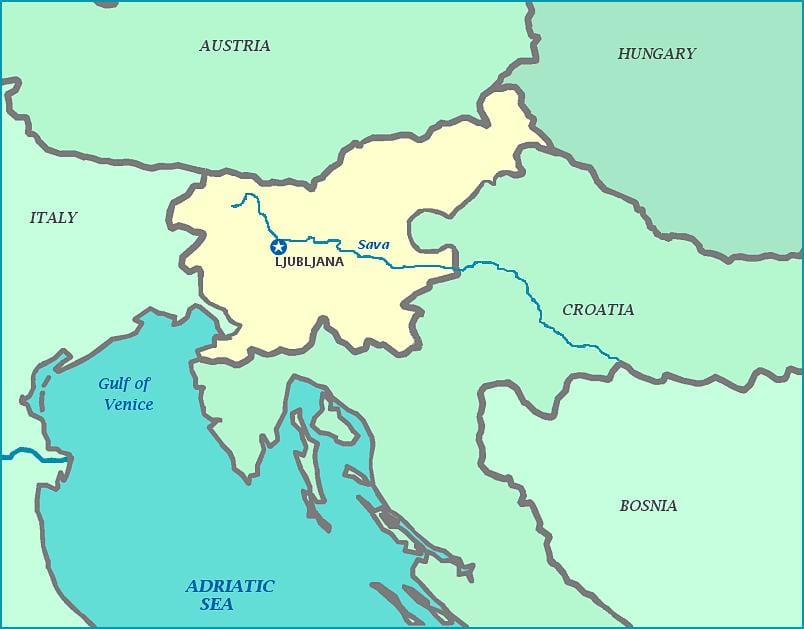 Karte Slovēņu krastā