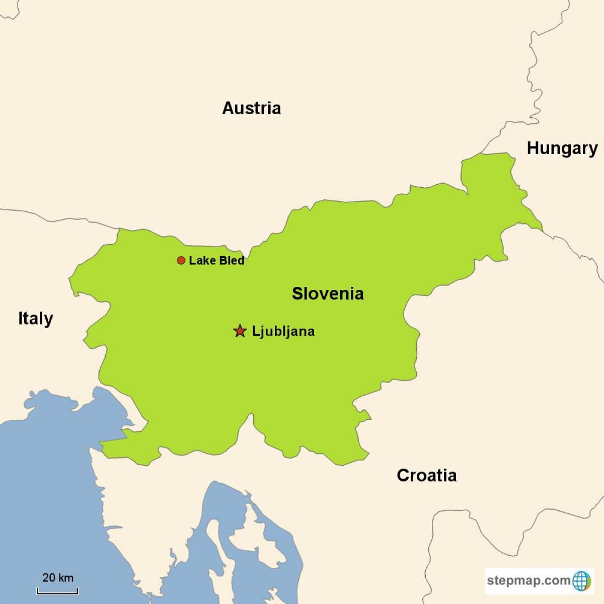 Karte ljubljana Slovēnija