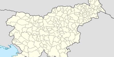 Slovēnija atrašanās vieta kartē
