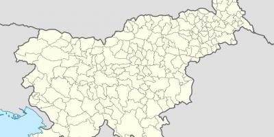 Slovēnija atrašanās vieta kartē