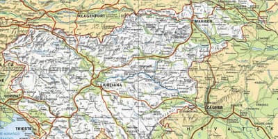 Karte terme Slovēnija
